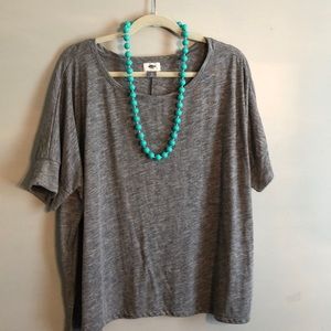 Old Navy Tunic Top Gray Size XL